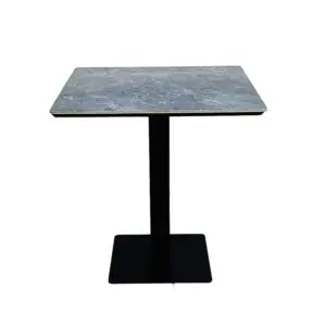 Modern Gray Ceramic Tea Table – 75×70 cm