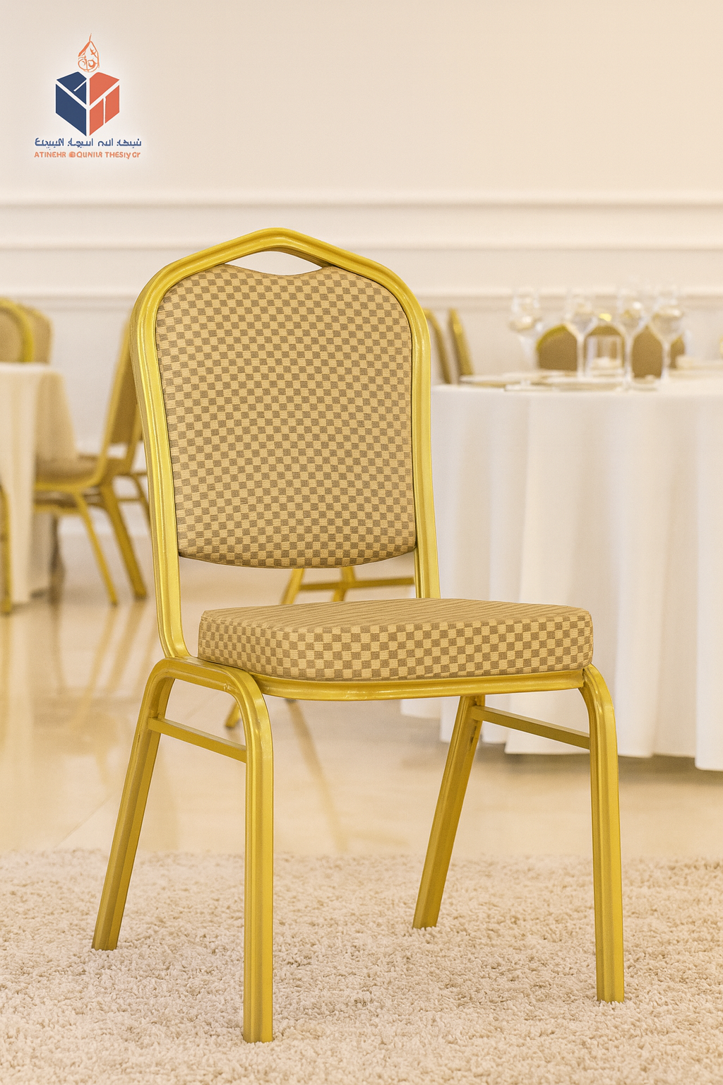 banquet-chair-red-upholstery-with-golden-frame banquet-chair-beige-pattern-upholstery-with-golden-frame