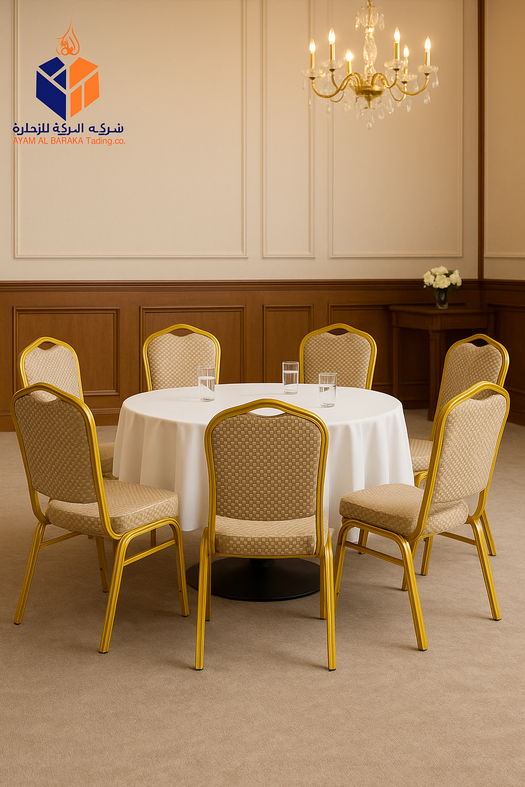 banquet-chair-upholstery-golden-frame banquet-chair-beige-pattern-upholstery-with-golden-frame