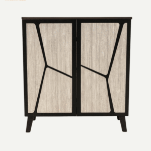 shoes-cabinet-with-abstract-pattern-doors-for-living-room